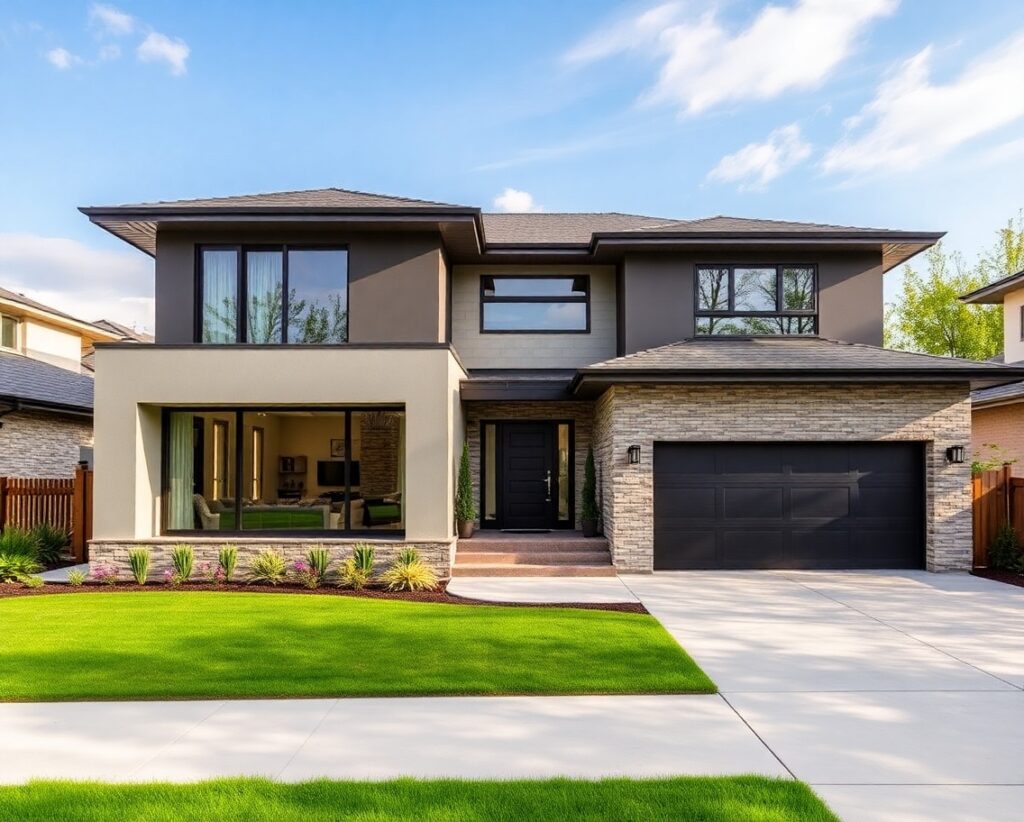 Beautiful modern prefab home in Windsor featuring a sleek exterior design — a high-quality example of modular construction by My Own Cottage