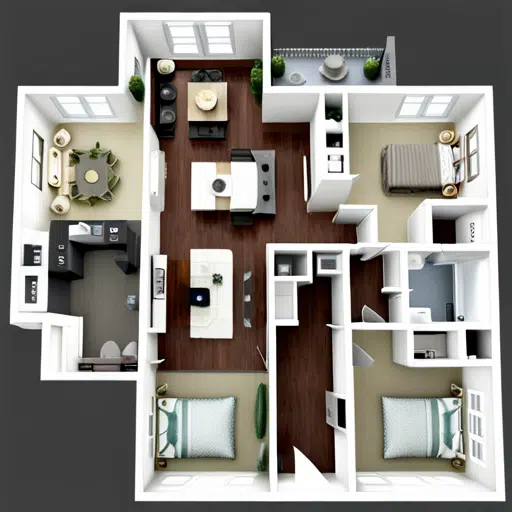 three-bedroom-house-plans-beautiful-luxury-modern-affordable-three-bedroom-house-plans-3D-blueprints-interior-floor-plan-design-example