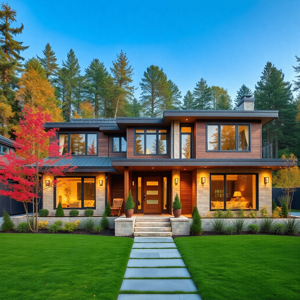 prefab-houses-kitchener-Beautiful-Modern-Affordable-Prefab-House-Stylish-Exterior-Unique-Design-in-Kitchener-Ontario-Canada