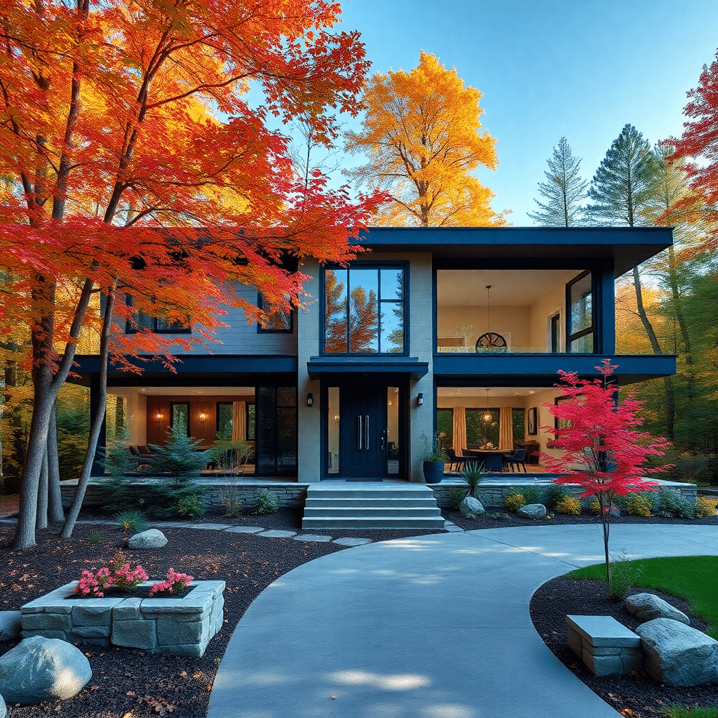 prefab-houses-kitchener-Beautiful-Modern-Prefab-House-Stylish-Exterior-Unique-Design-in-Kitchener-Ontario-Canada