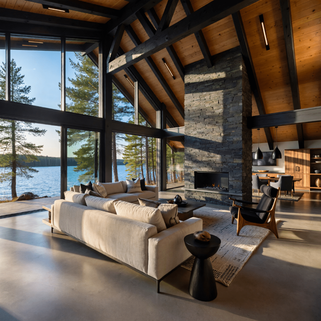 Affordable prefab homes Kawartha Lakes interior showing customizable design options and flexible open living space