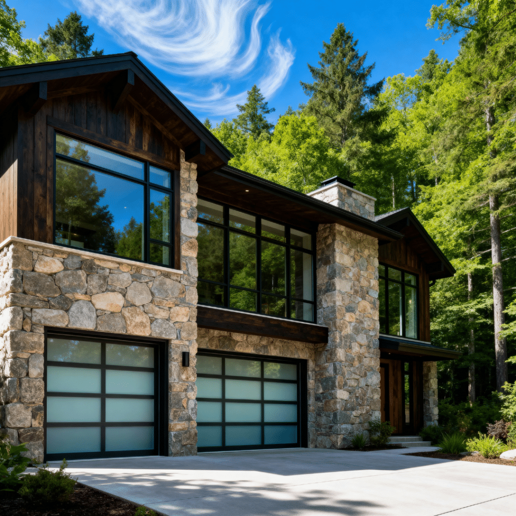 Modern prefab home in Kawartha Lakes showcasing factory-built precision and contemporary design