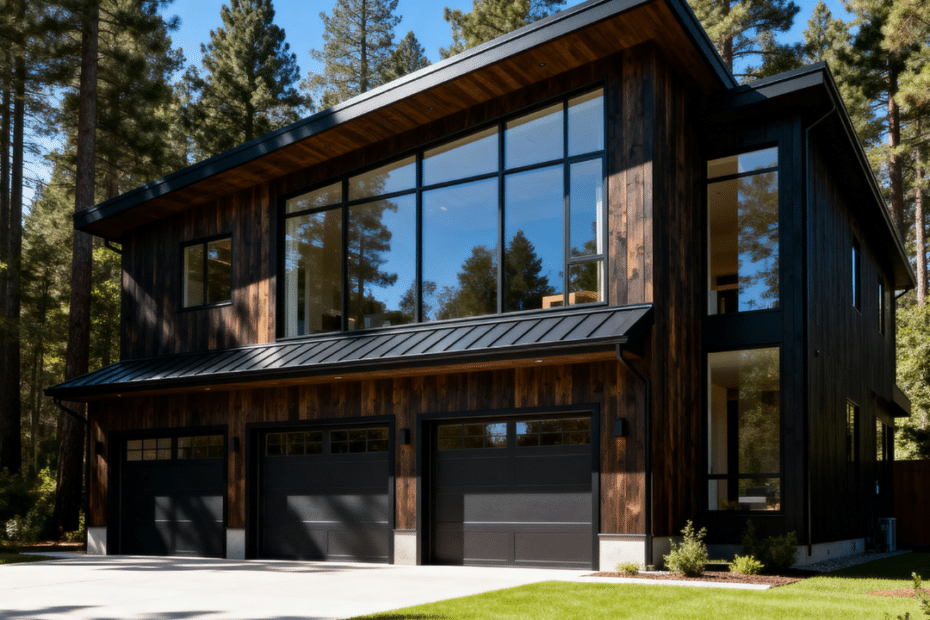 Modern prefab home in Kawartha Lakes with open-concept design and large windows