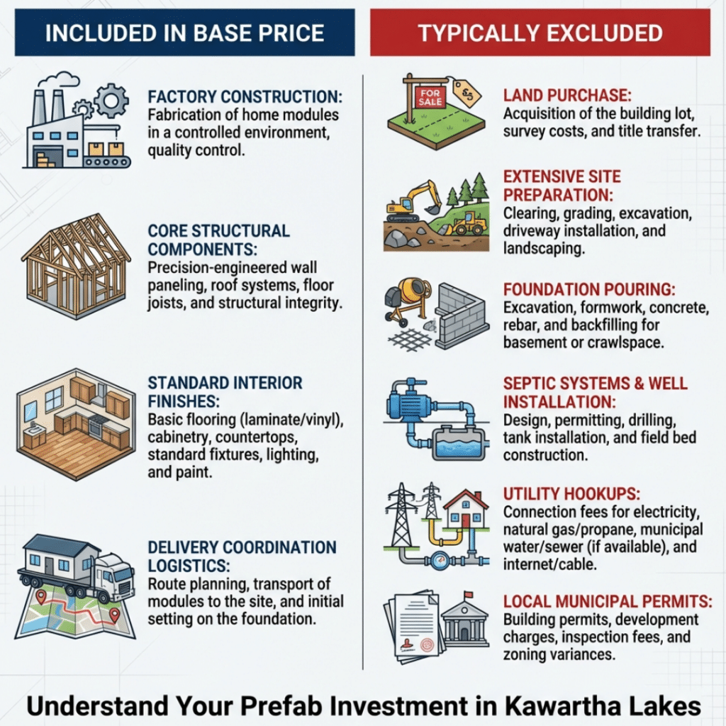 What’s included in prefab pricing for the best prefab homes in Kawartha Lakes