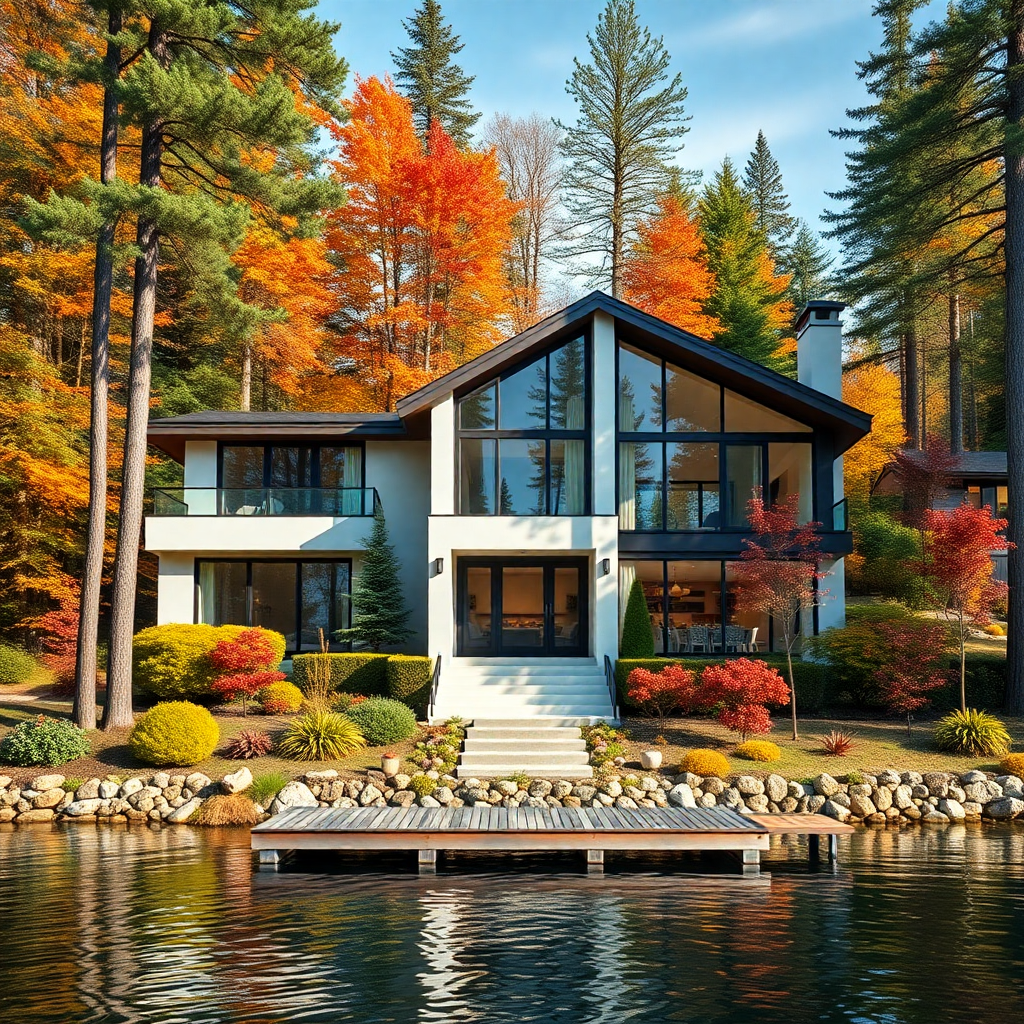 Prefab-Homes-Muskoka-Prices-Beautiful-Modern-Affordable-Prefab-Home-Stylish-Exterior-Unique-Design-in-Muskoka-Ontario-Canada