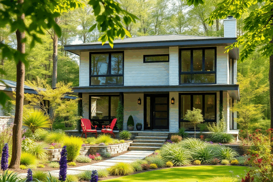 Small-Prefab-Homes-Muskoka-Beautiful-Luxury-Modern-Affordable-Small-Prefab-Home-Stylish-Exterior-Unique-Design-Example-in-Muskoka-Ontario-Canada