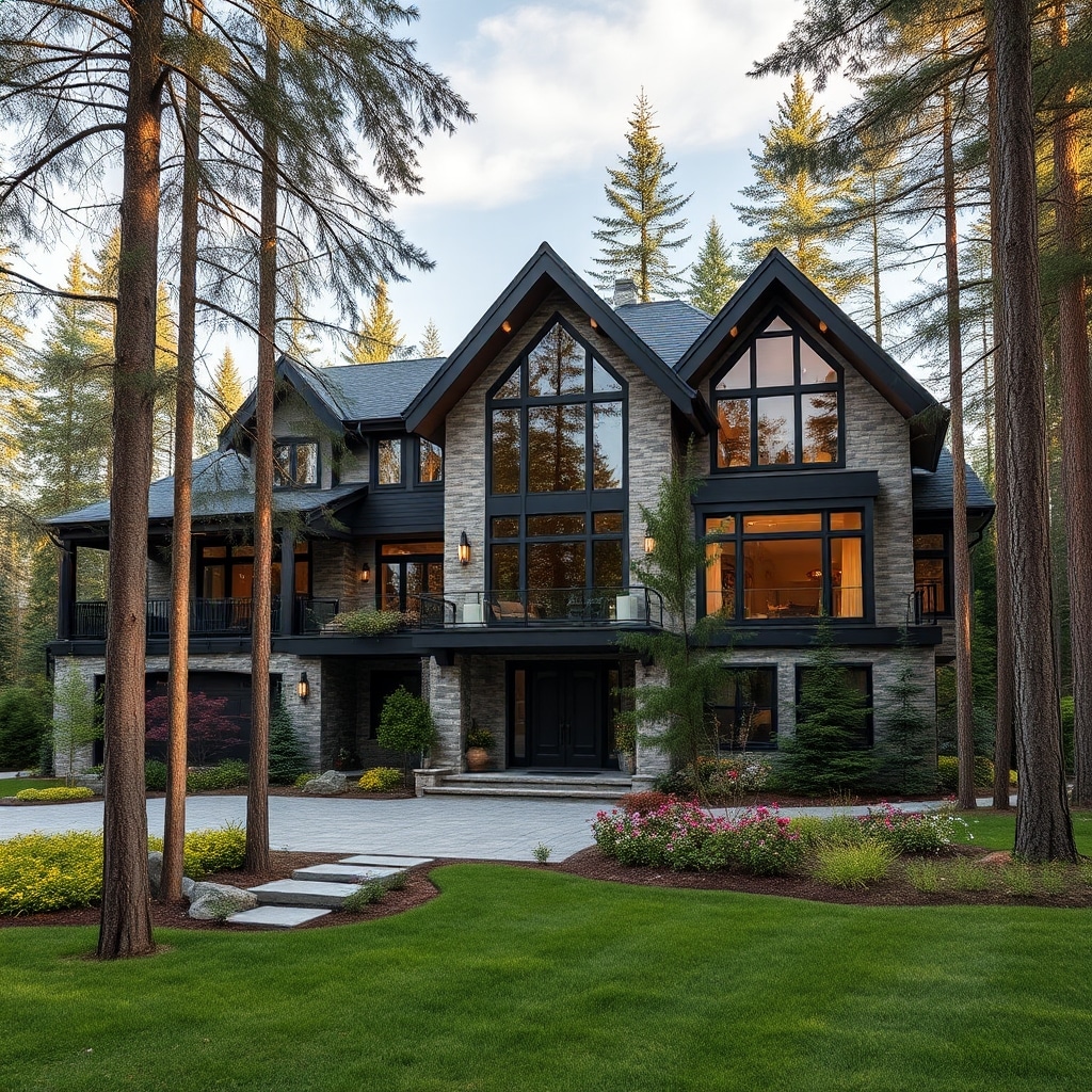 Luxury-Prefab-Homes-Parry-Sound-beautiful-large-luxury-modern-affordable-prefab-home-stylish-exterior-design-example-in-Ontario