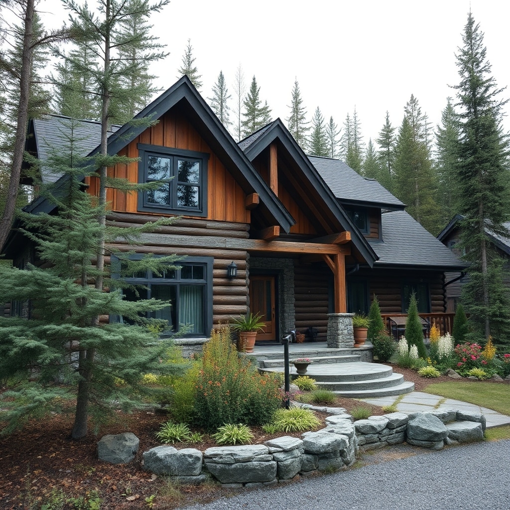 Modern-Prefab-Homes-Parry-Sound-beautiful-modern-affordable-prefab-home-rustic-exterior-design-example-in-Ontario