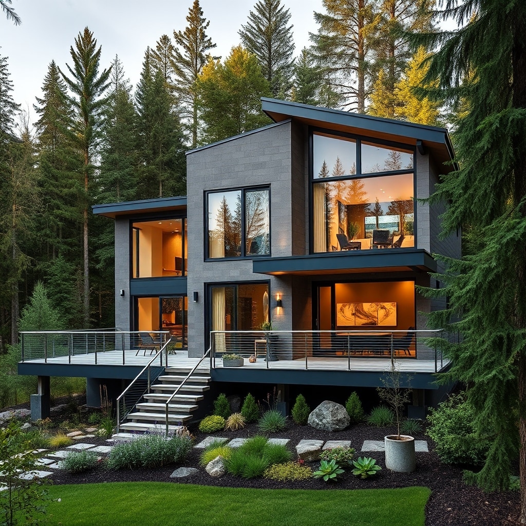 Modern-Prefab-Homes-Parry-Sound-beautiful-modern-affordable-prefab-home-stylish-exterior-design-example-in-Ontario