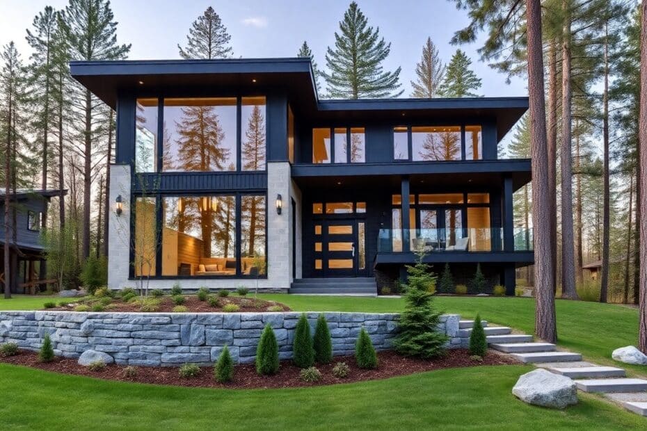 Prebuilt-Homes-Ottawa-beautiful-luxury-modern-affordable-Prebuilt-Home-stylish-exterior-design-example-in-Ottawa