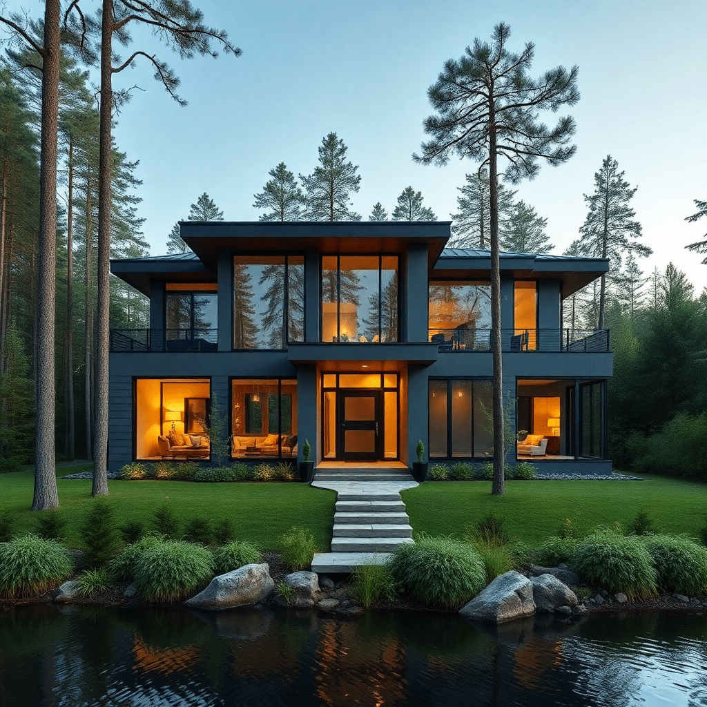 Canadian-Prefab-Homes-Beautiful-Modern-Affordable-Prefab-Home-Sleek-Exterior-Unique-Design-in-Canada