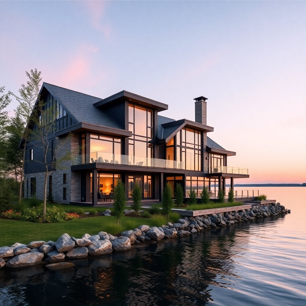 Modern-Modular-Homes-Beautiful-Modern-Modular-Home-Stylish-Exterior-Unique-Design-in-Ontario-Canada