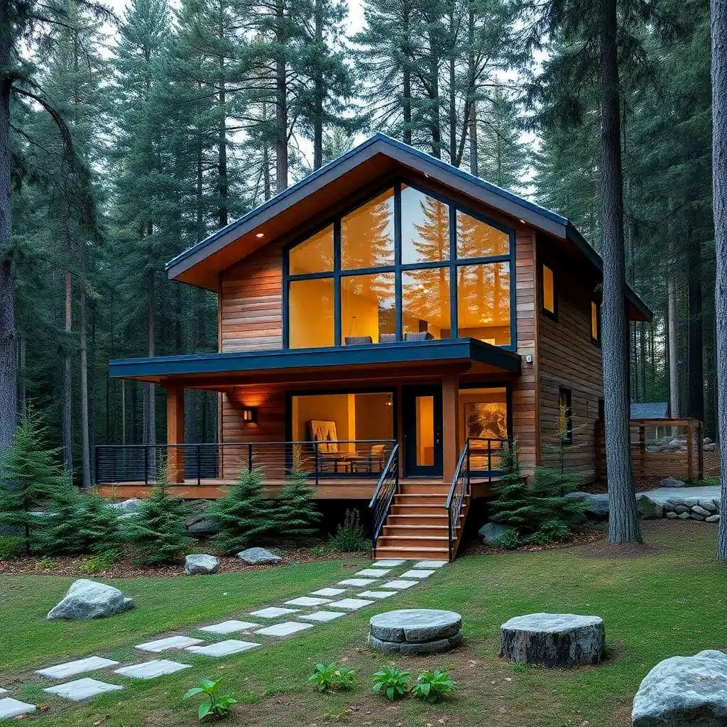 prefab-cabins-ontario-Beautiful-Luxury-Modern-Affordable-prefab-cabin-Rustic-Exterior-Unique-Design-in-Ontario-Canada