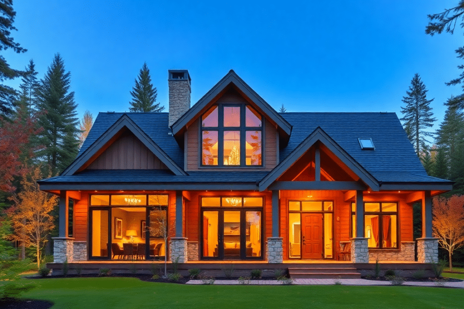 3-Bedroom-Cottage-Plans-Beautiful-Luxury-Modern-Affordable-Prefab-Cottage-Stylish-Exterior-Unique-Design-Example-in-Ontario-Canada