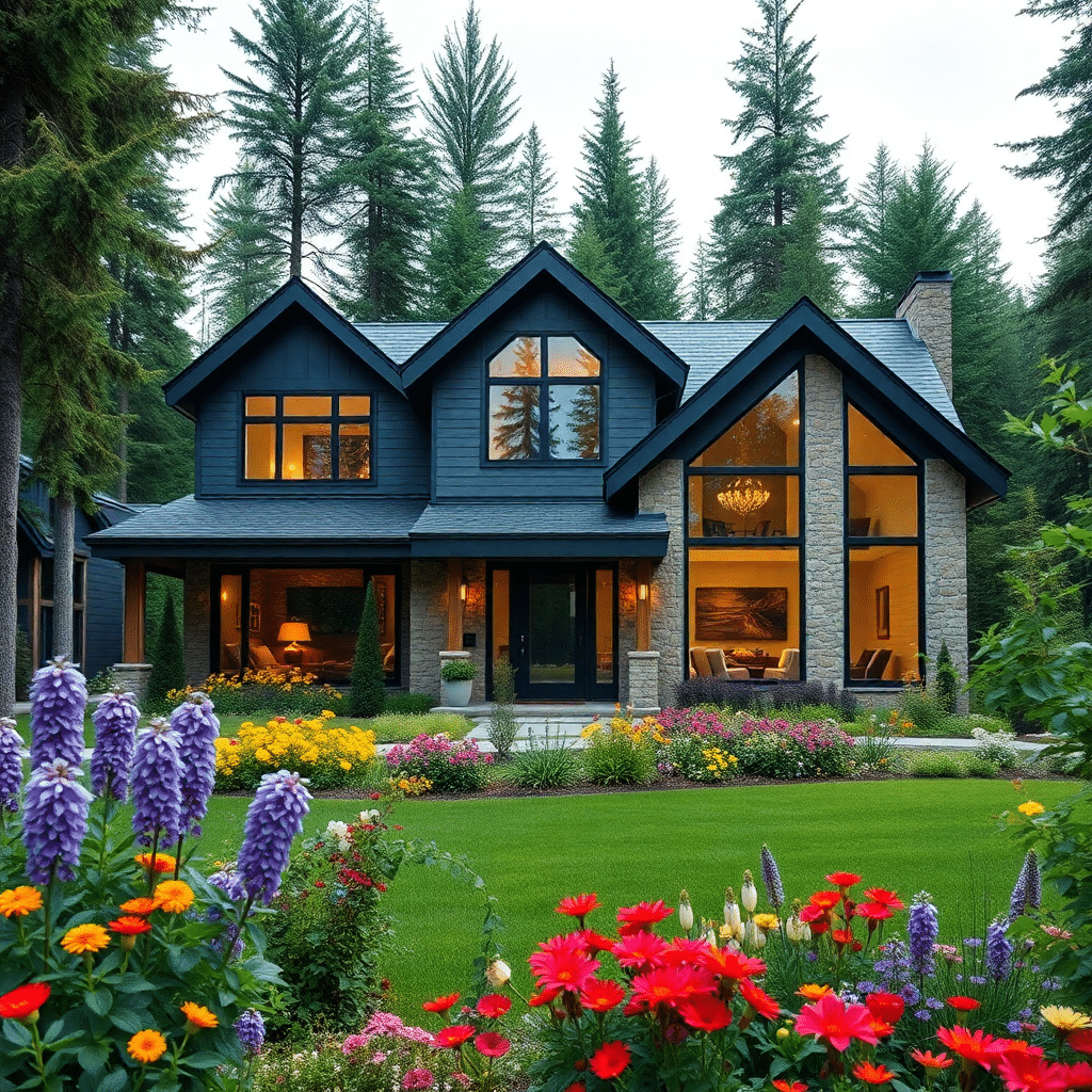 DIY-Three-Bedroom-House-Plans-Beautiful-Affordable-Prefab-Home-Stylish-Exterior-Unique-Design-Example-in-Ontario-Canada