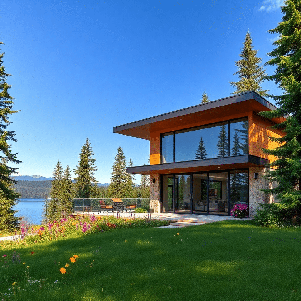 DIY-Three-Bedroom-House-Plans-Beautiful-Modern-Affordable-Prefab-Home-Stylish-Exterior-Unique-Design-Example-in-Ontario-Canada