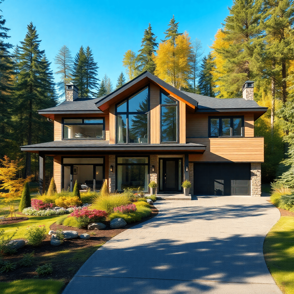 Modern-Two-Bedroom-House-Plans-Beautiful-Modern-Prefab-Modular-Home-Stylish-Exterior-Unique-Design-in-Canada
