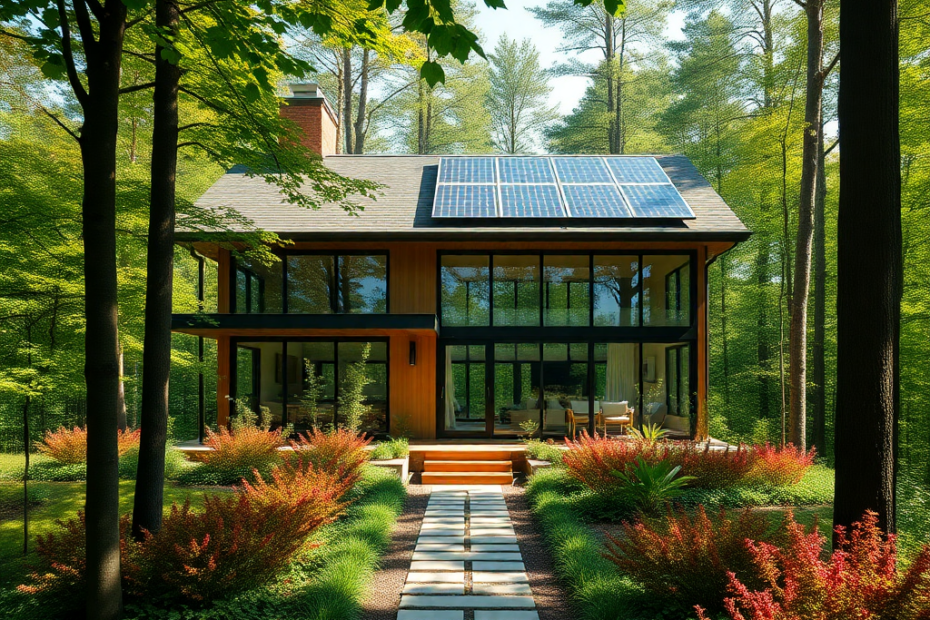 Eco-Friendly-and-Sustainable-Oshawa-Prefab-Homes-Beautiful-Luxury-Modern-Affordable-Prefab-Home-Stylish-Exterior-Unique-Design-with-solar-panels-in-Oshawa-Ontario-Canada