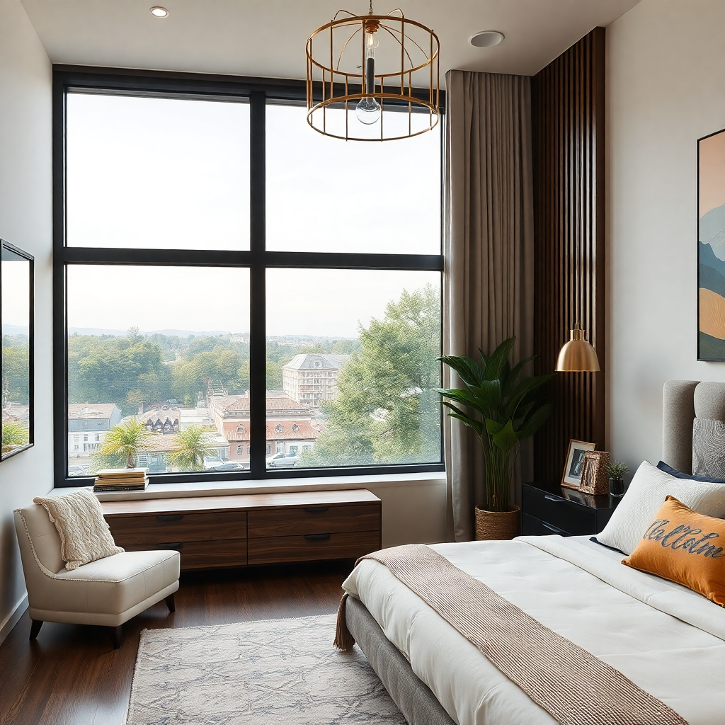 Fern-Gully-Prefab-Home-Stylish-Modern-Affordable-Interior-Bedroom-Design-Example-in-Ontario-Canada