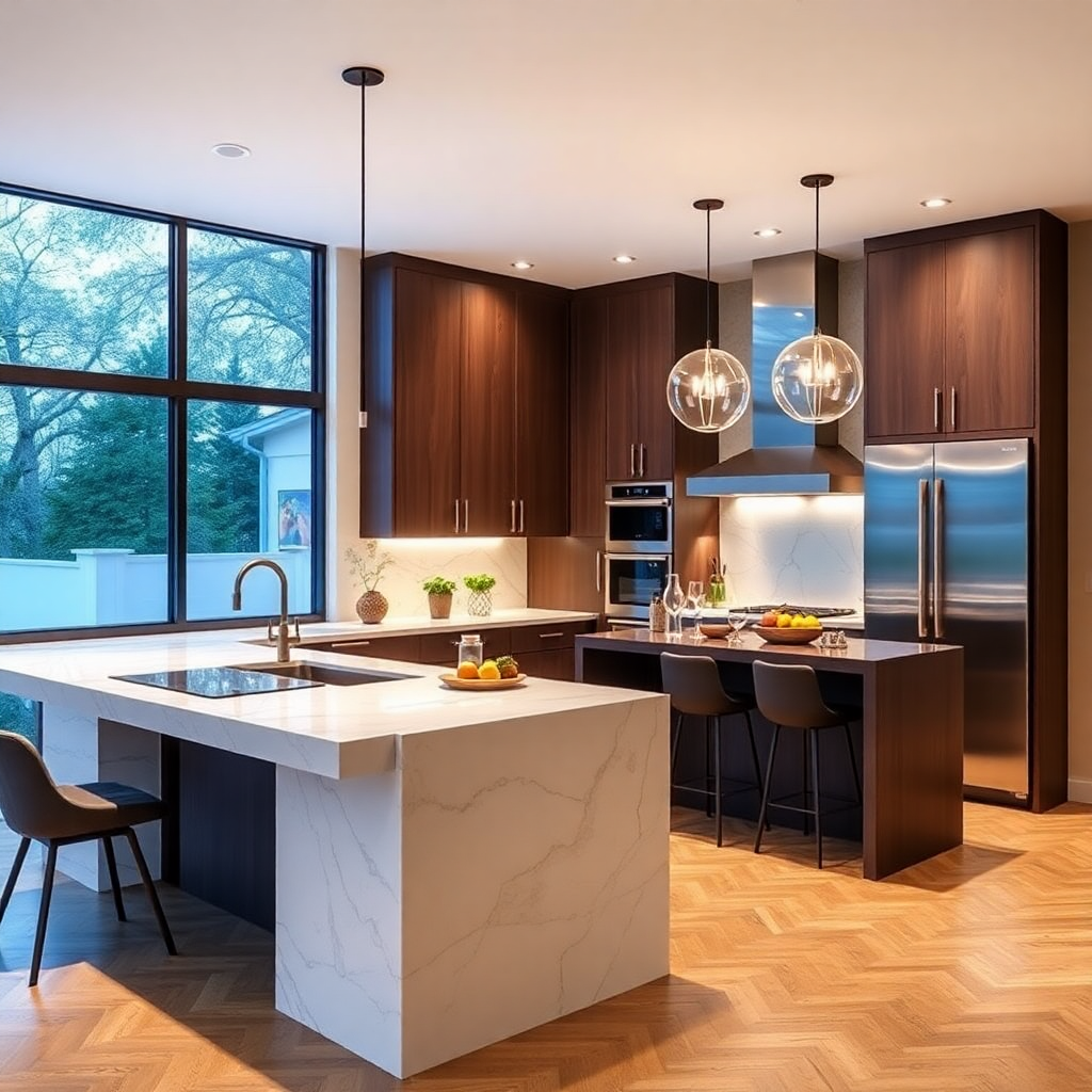 Harbour-Side-Prefab-Home-Beautiful-Stylish-Modern-Affordable-Interior-Kitchen-Area-Design-Example-in-Ontario-Canada