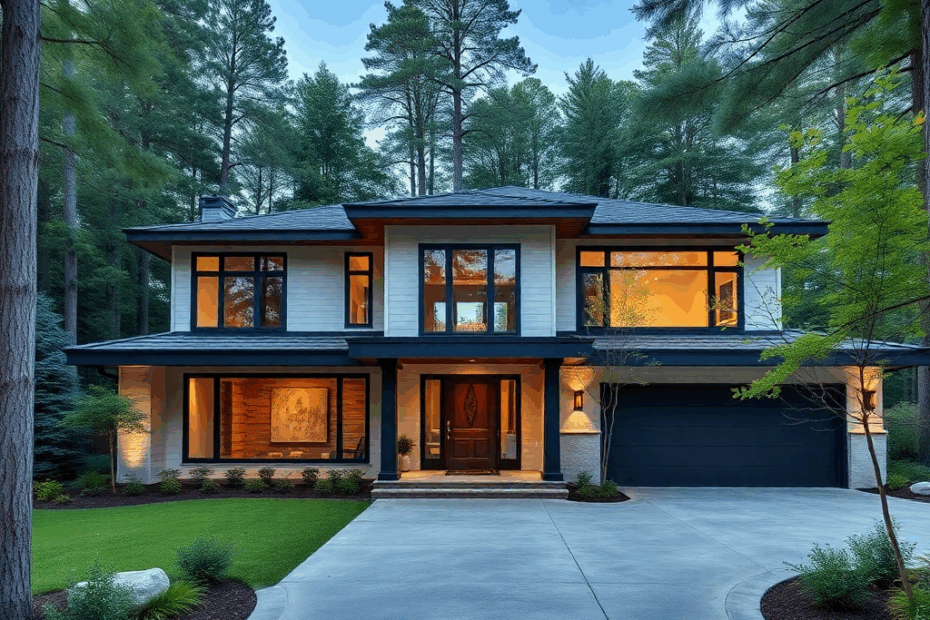 Maintaining-Prefab-Homes-in-Sudbury-beautiful-luxury-modern-affordable-prefab-Home-stylish-exterior-design-example-in-Sudbury-Ontario-Canada