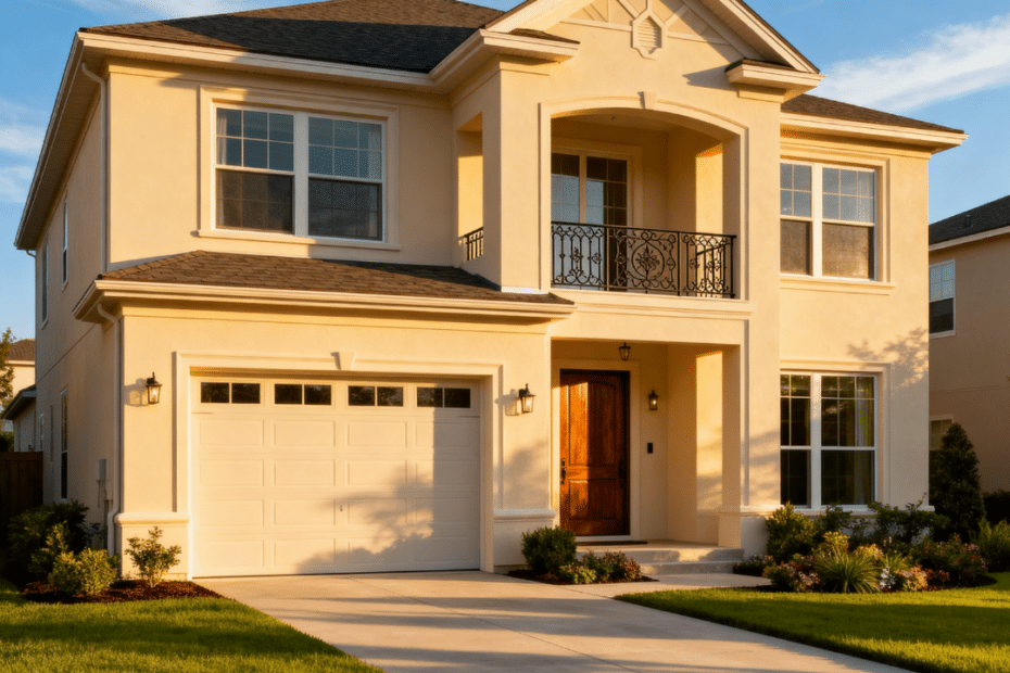 Steps to building a prefab home in Barrie shown through a modern prefab home with garage by My Own Cottage in suburban Ontario
