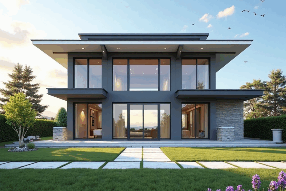 ATLANTIS-Prefab-Home-Exterior-FRONT-VIEW-Example-in-Ontario-Canada