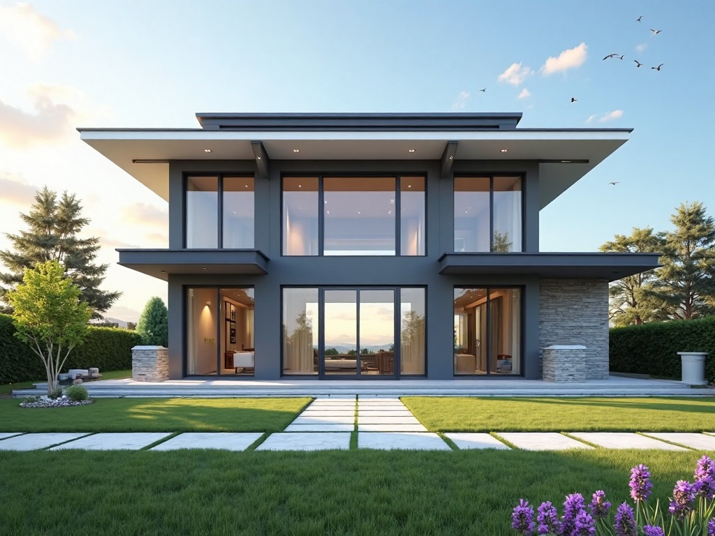 ATLANTIS-Prefab-Home-Exterior-FRONT-VIEW-Example-in-Ontario-Canada