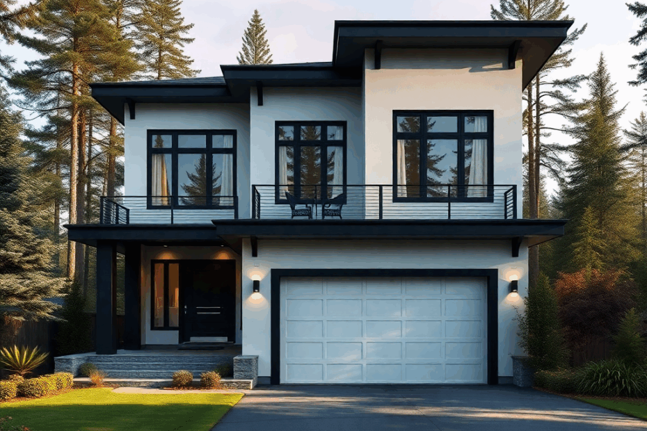 Customization-of-Prefab-Homes-in-Peterborough-beautiful-luxury-modern-affordable-prefab-Home-stylish-exterior-design-example-in-Peterborough-Ontario-Canada