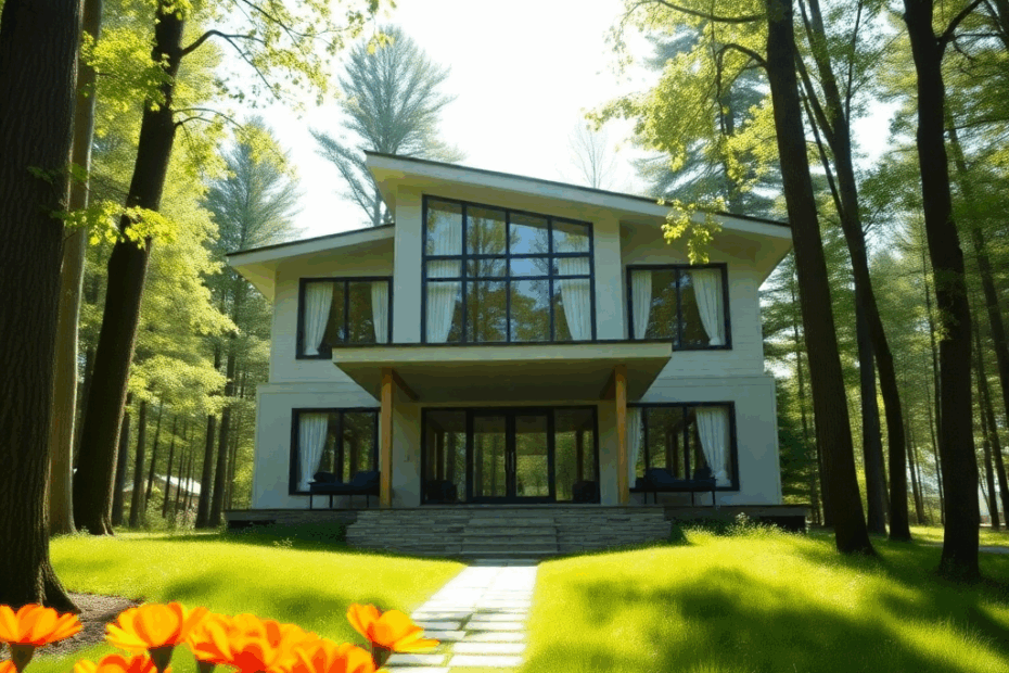 Customizing-Prefab-Homes-in-Sarnia-beautiful-luxury-modern-affordable-prefab-Home-stylish-exterior-design-example-in-Sarnia-Ontario-Canada