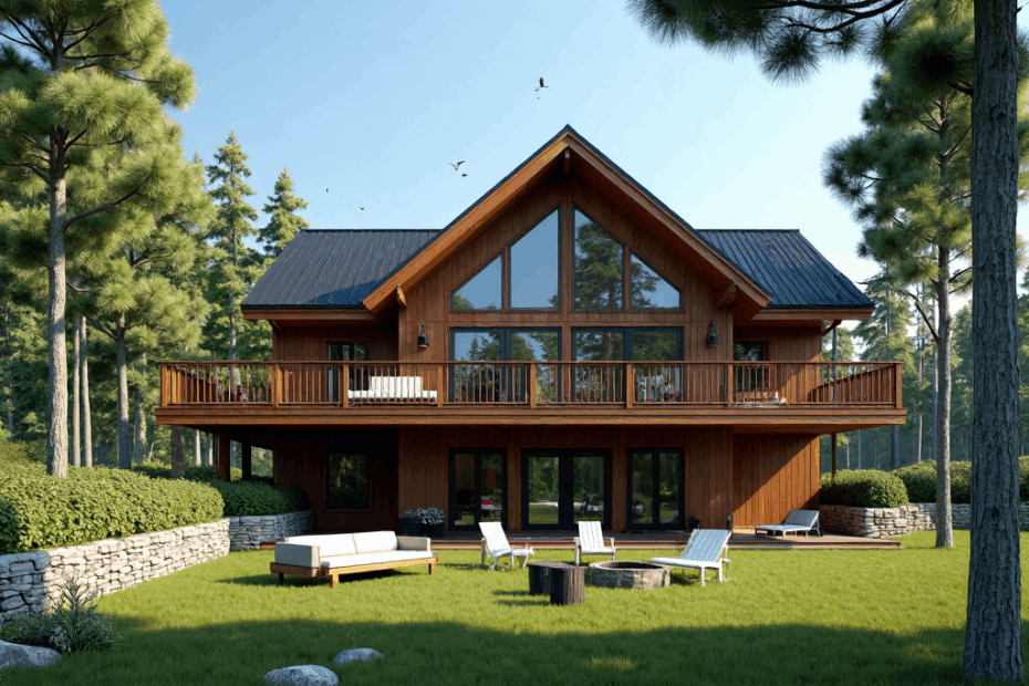 Financing-for-Prefab-Homes-in-Peterborough-beautiful-luxury-modern-affordable-prefab-Home-rustic-wood-exterior-design-example-in-Peterborough-Ontario-Canada