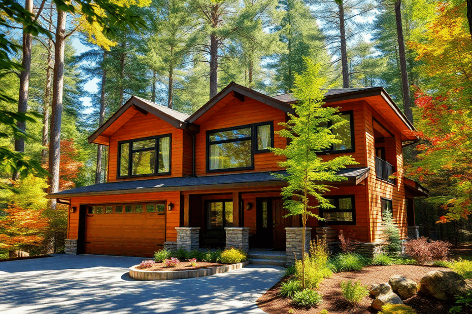 Prefab-Homes-in-Peterborough-for-Retirees-&-Downsizers-beautiful-luxury-modern-affordable-prefab-Home-stylish-exterior-design-example-in-Peterborough-Ontario-Canada