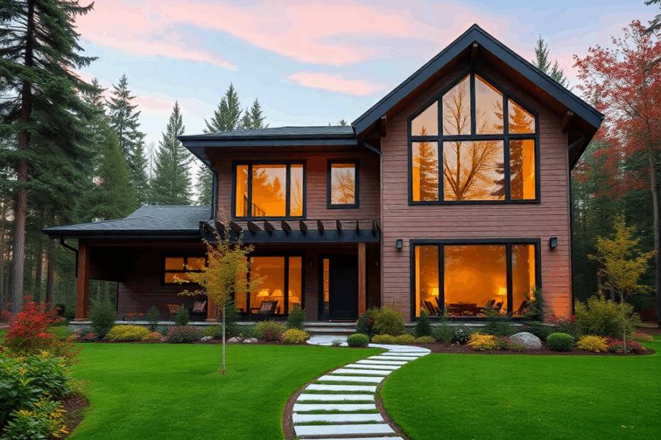 Sustainable-Prefab-Homes-in-Belleville-beautiful-luxury-modern-affordable-prefab-Home-stylish-exterior-sustainable-design-example-in-Belleville-Ontario-Canada