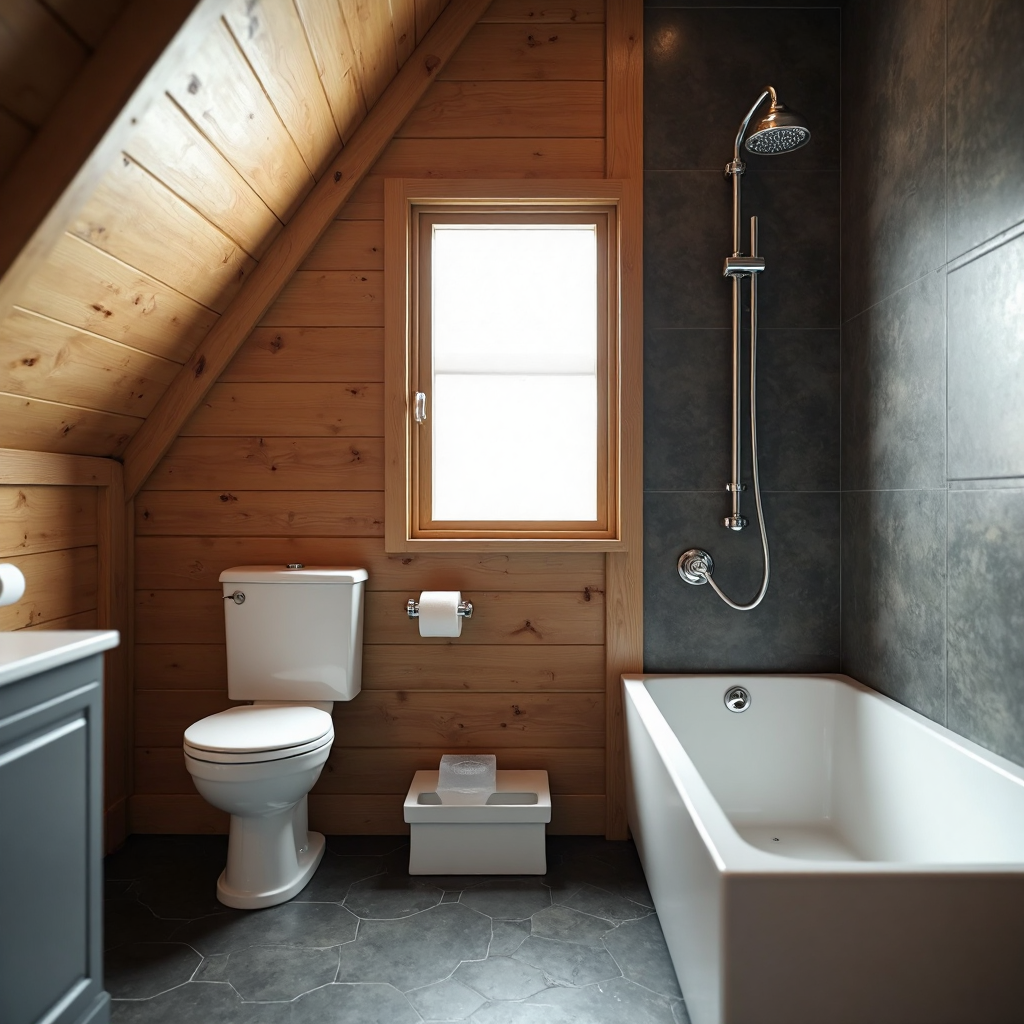 THE-BOREAL-A-FRAME-Prefab-Home-Cottage-Beautiful-Modern-Affordable-Interior-Bathroom-Design-Example-in-Ontario-Canada