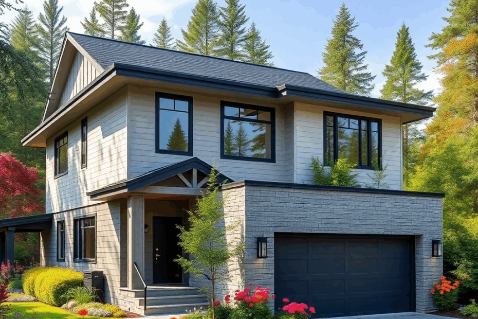 Types-of-Prefab-Homes-in-Bowmanville-Beautiful-Luxury-Modern-Affordable-prefab-Home-Stylish-Exterior-Unique-Design-in-Bowmanville-Ontario-Canada