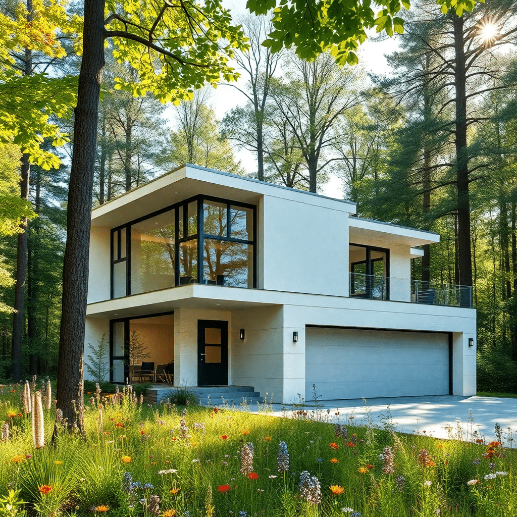prefab-cottages-ontario-Beautiful-Modern-prefab-cottage-Home-Stylish-Exterior-Unique-Design-in-Ontario-Canada