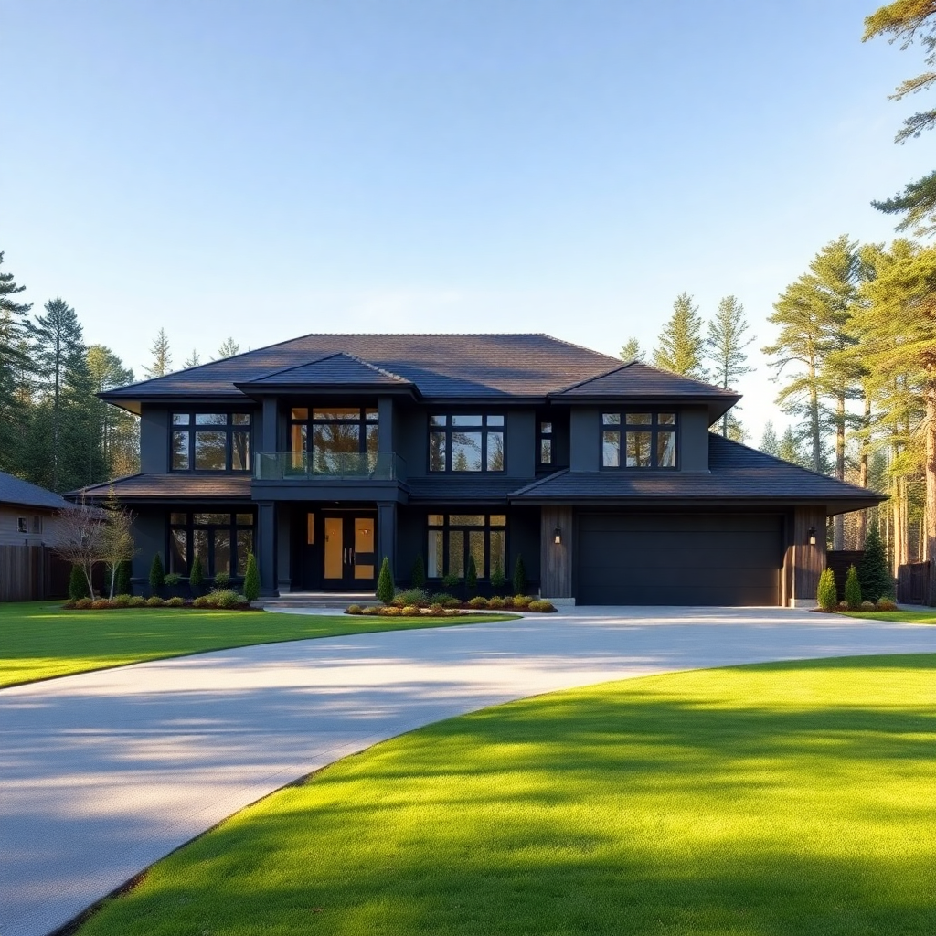 Design-and-Build-Orillia-Beautiful-Luxury-Modern-Affordable-Prefab-Custom-Home-Design-Stylish-Sleek-Exterior-Design-and-Build-Example-in-Orillia-Ontario-Canada