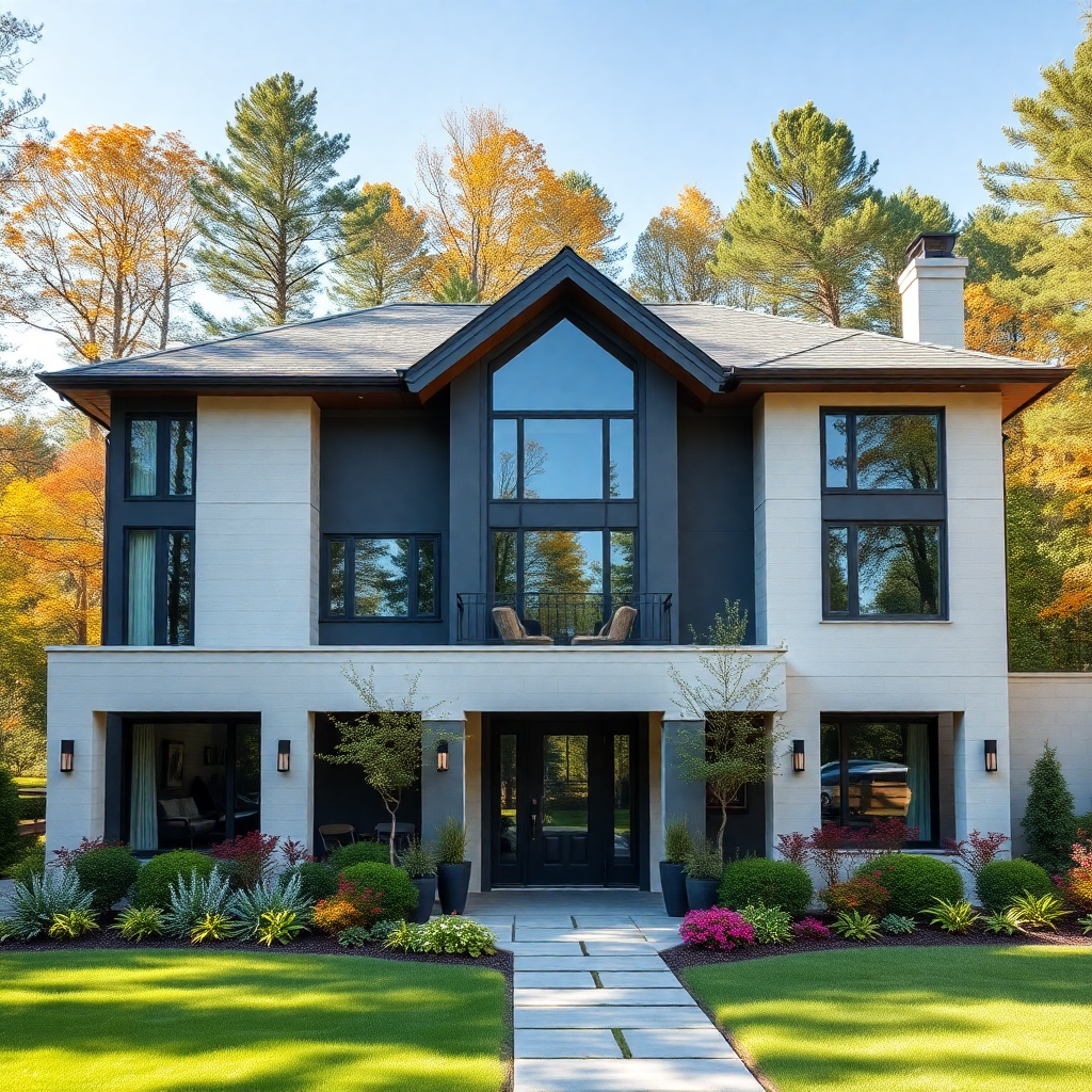 Home-Plans-in-Orillia-Beautiful-Modern-Prefab-Home-Sleek-Exterior-Home-Plan-Design-Example-in-Orillia-Ontario-Canada