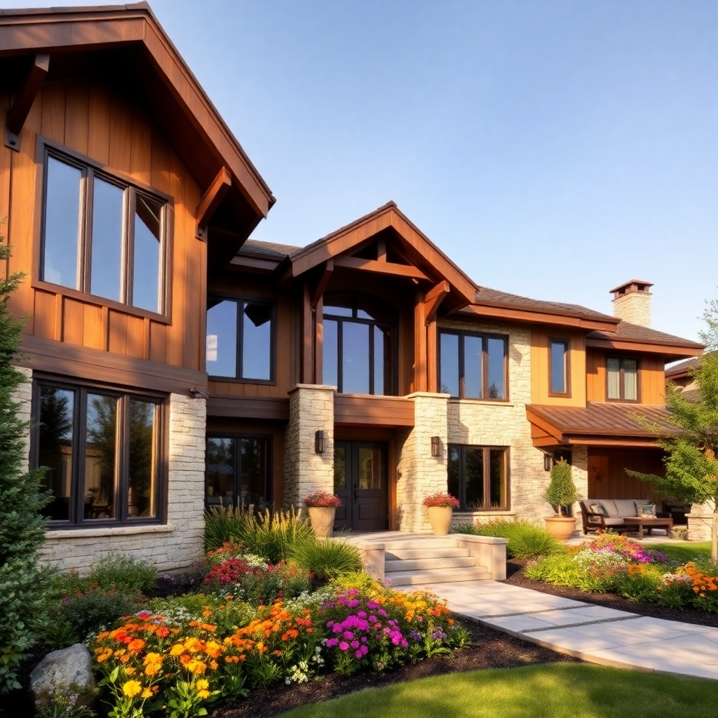 prefab-homes-North-Bay-Beautiful-Luxury-Modern-Affordable-Prefab-Home-Rustic-Exterior-Design-Example-in-North-Bay-Ontario-Canada