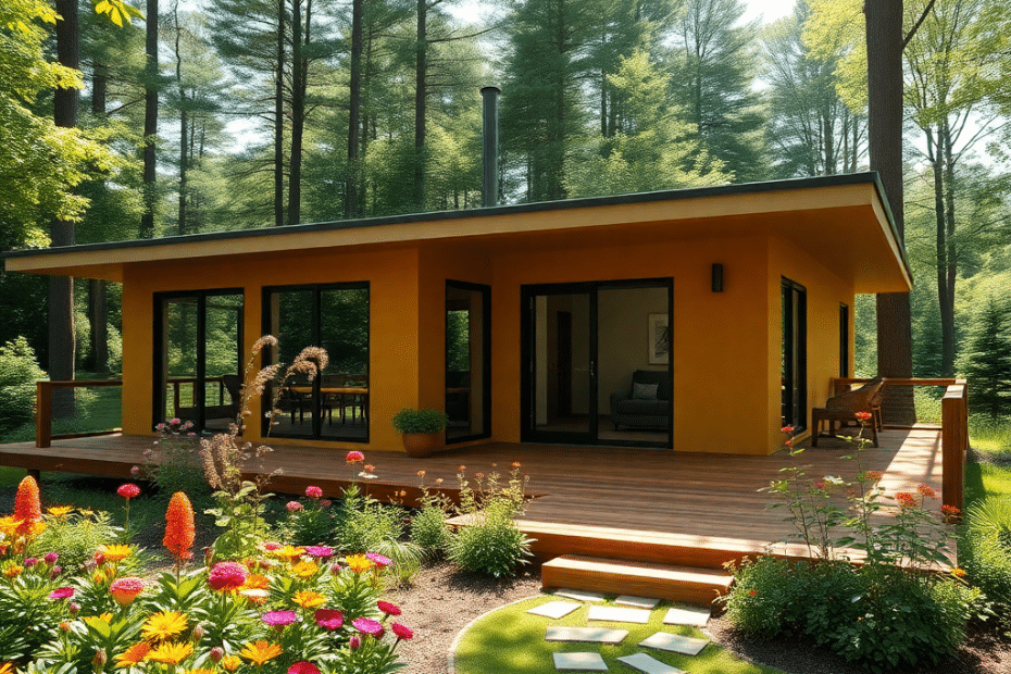 Can-You-Get-CMHC-Backed-Financing-for-a-Prefab-Cottage-in-Ontario-Affordable-prefab-cottage-nestled-in-a-rolling-Ontario-forest-illustrating-stylish-family-friendly-design