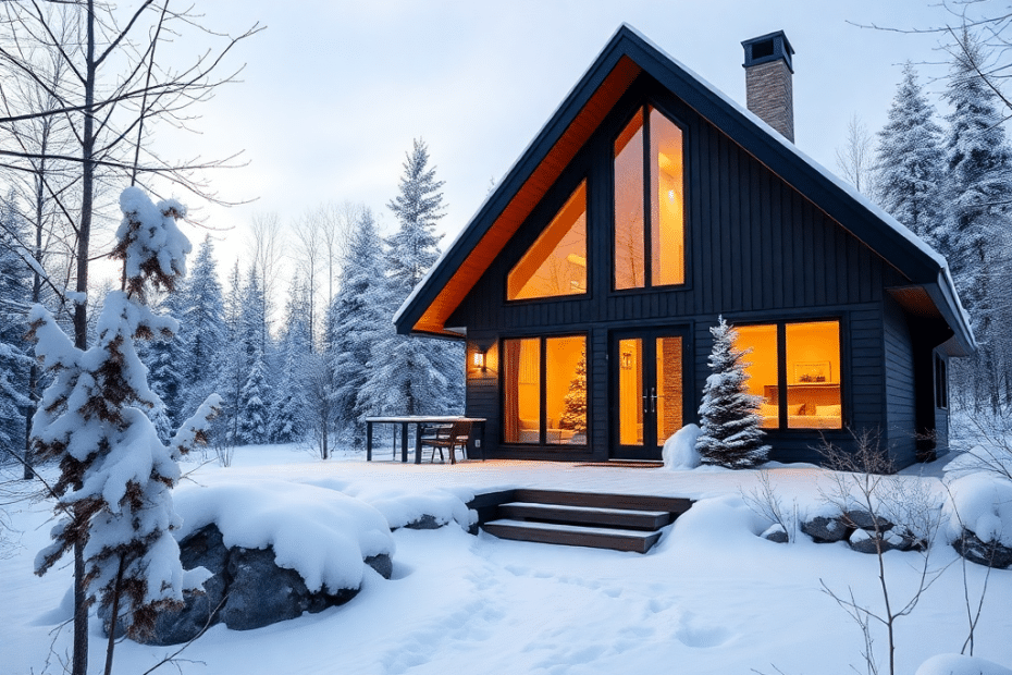 Can-You-Live-Year-Round-in-a-Prefab-Cottage-in-Ontario-beautiful-stylish-prefabricated-modular-cottage-example-during-winter-season-in-Ontario-Canada