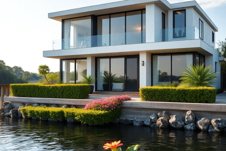 Modern prefab cottage on Ontario waterfront featured in 2025 price list of stylish, energy-efficient homes