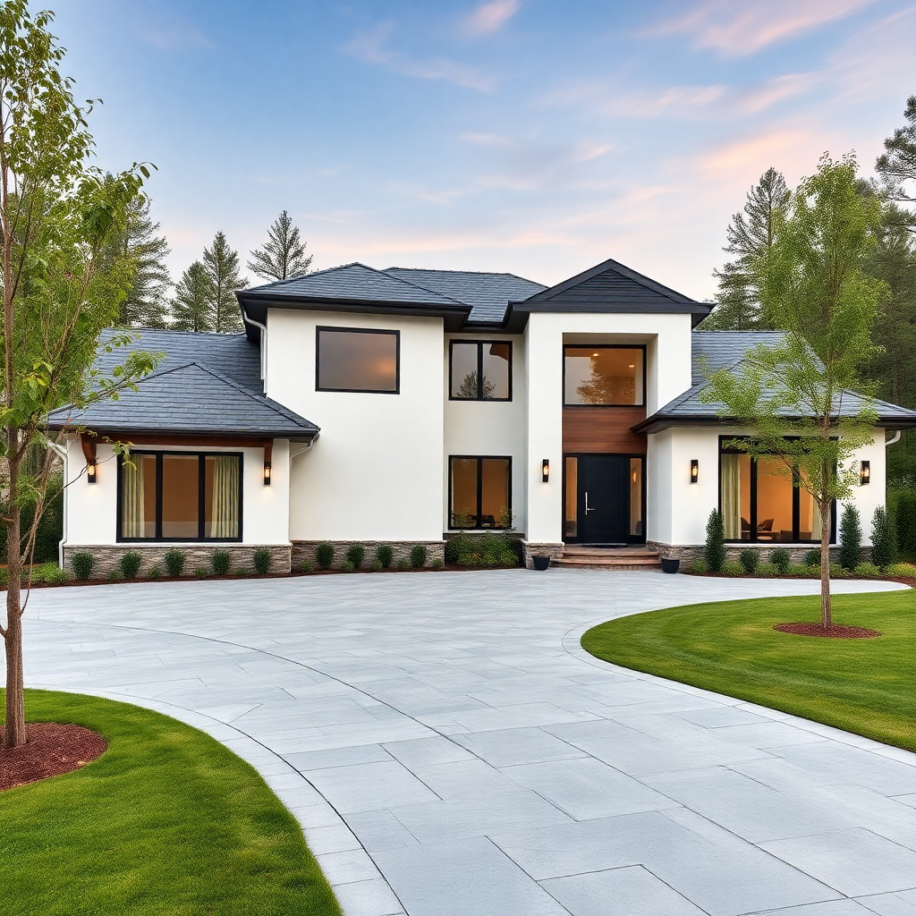 Prefab-Cottages-Oakville-Beautiful-Modern-Prefab-Cottage-Home-Stylish-Exterior-Design-Example-in-Oakville-Ontario-Canada