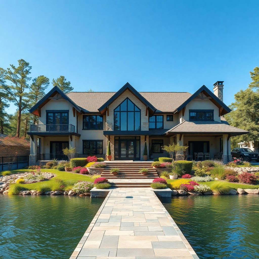 Prefab-Cottages-Ontario-for-Sale-Luxury-prefab-cottage-on-a-scenic-Ontario-waterfront-featuring-modern-modular-construction