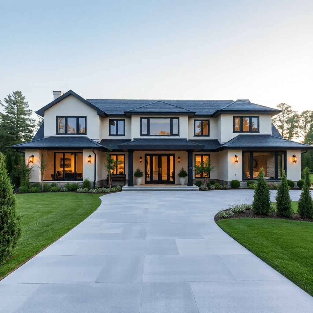 A luxury prefab home in Vaughan featuring floor-to-ceiling glass, a spa-style bathroom, and an energy-efficient smart layout