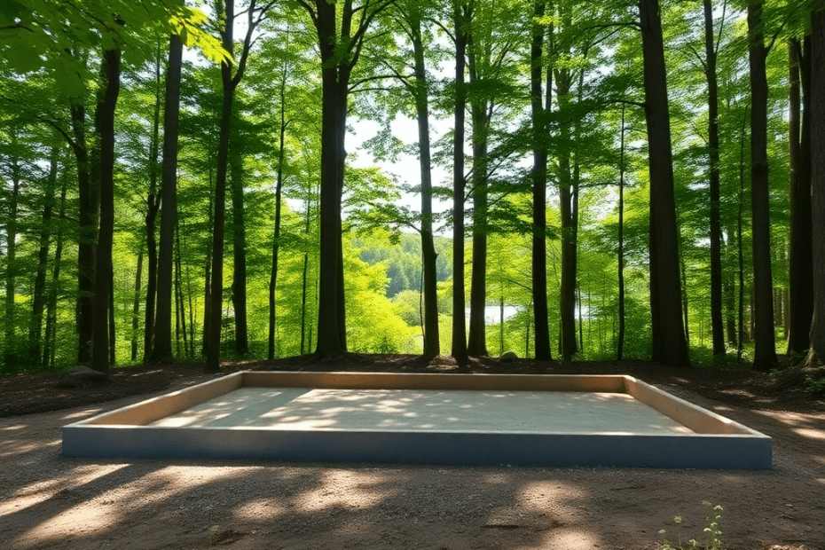 What-Kind-of-Foundation-Do-You-Need-for-a-Modern-Prefab-Cottage-in-Ontario-prefab-cottage-foundation-ontario-forested-lot