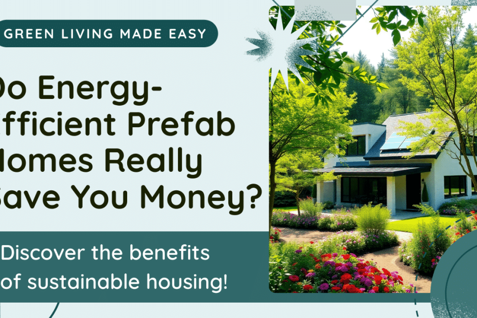 Modern energy-efficient prefab home in Ontario with solar panels, eco-friendly design, and sustainable landscaping