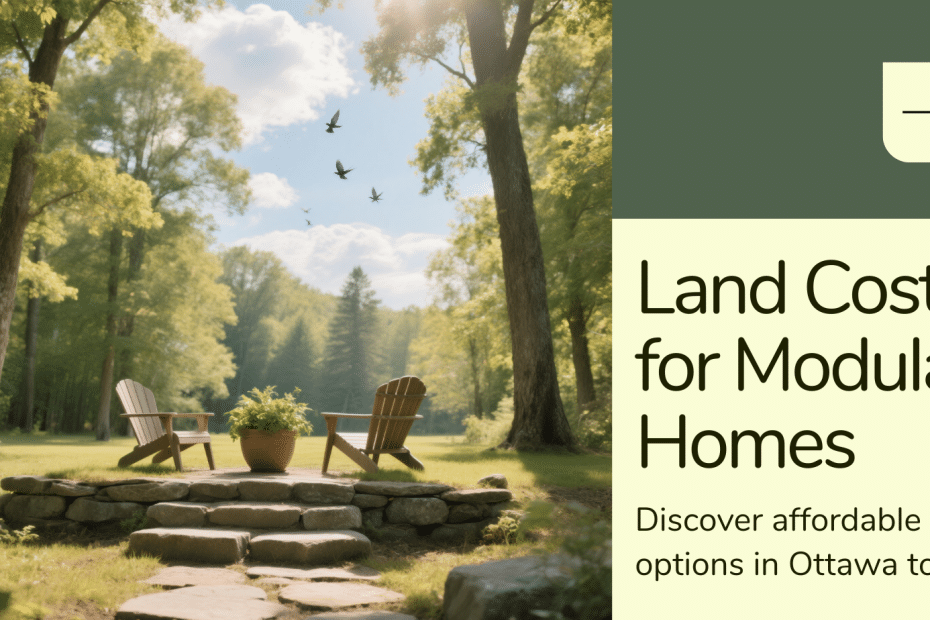 Modern modular homes in Ottawa with real estate and affordability themes