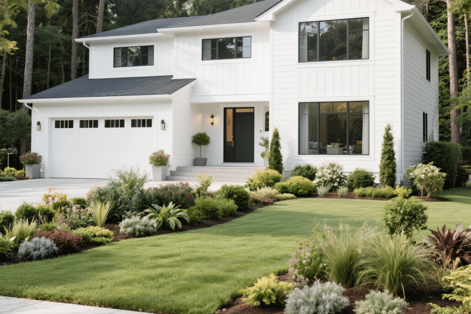 Exterior view of a modern modular home in Ontario, showcasing custom design and affordable construction.