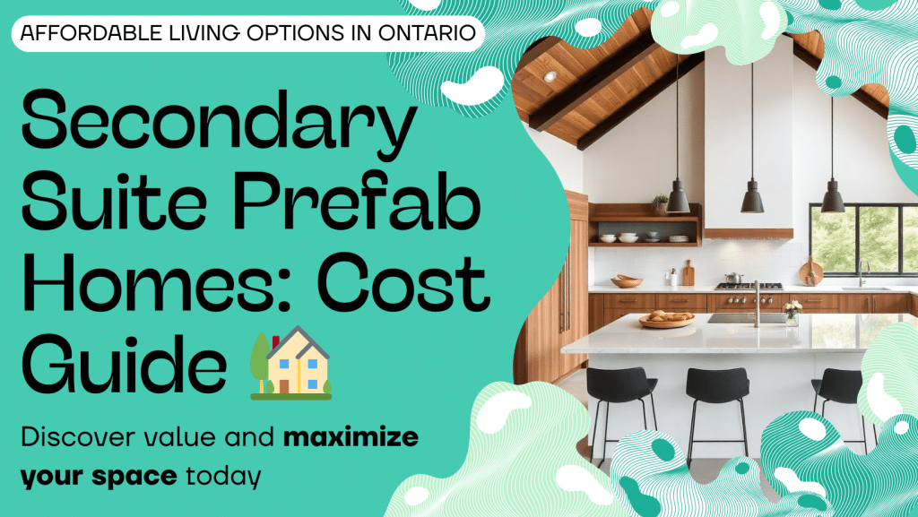 Interior of a secondary suite prefab home in Ontario showing affordable, practical design that adds value to properties.